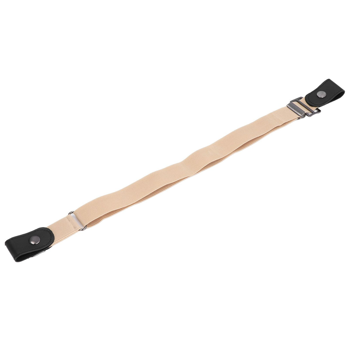 Buckle Free Stretch Belt Adjustable Japanese Lazy Invisible Traceless Belts for WomenKhaki