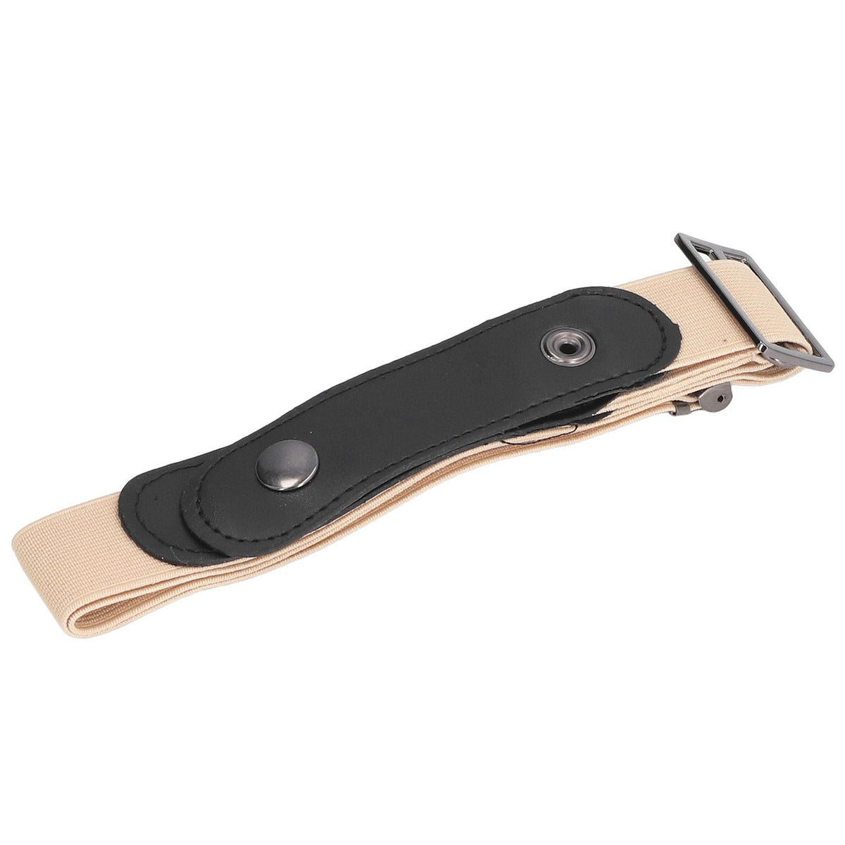 Buckle Free Stretch Belt Adjustable Japanese Lazy Invisible Traceless Belts for WomenKhaki