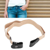 Buckle Free Stretch Belt Adjustable Japanese Lazy Invisible Traceless Belts for WomenKhaki - Extra Image