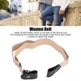 Buckle Free Stretch Belt Adjustable Japanese Lazy Invisible Traceless Belts for WomenKhaki - Extra Image