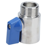 5/8 Inch BSP PN63 Mini Ball Valve 304 Stainless Steel Mini Sanitary Female To Male Ball Valve for Beer Homebrew Tap Head
