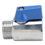 5/8 Inch BSP PN63 Mini Ball Valve 304 Stainless Steel Mini Sanitary Female To Male Ball Valve for Beer Homebrew Tap Head