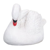 Resin White Swan Figurine Resin White Goose Statue for Outdoor Garden Yard Decoration