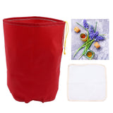 5 Gallons Filter Bag Ice Herbal Bags Plant Filter Essence Extraction Kit with Drawstring