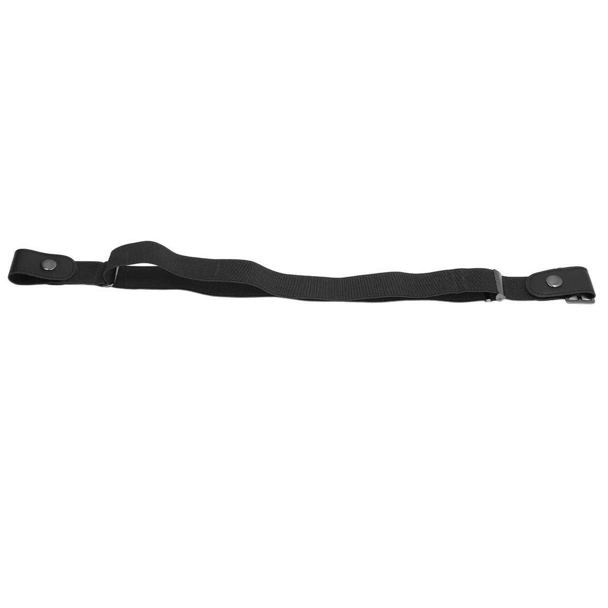 Buckle Free Stretch Belt Adjustable Japanese Invisible Traceless Belts for Women and MenBlack