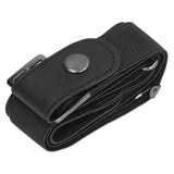 Buckle Free Stretch Belt Adjustable Japanese Invisible Traceless Belts for Women and MenBlack