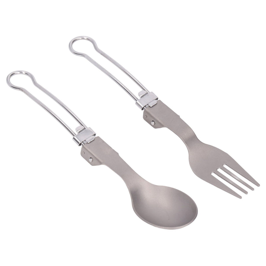 Camping Cutlery Set Camping Foldable Spoon Fork Portable Travel Tableware for Outdoor Picnic