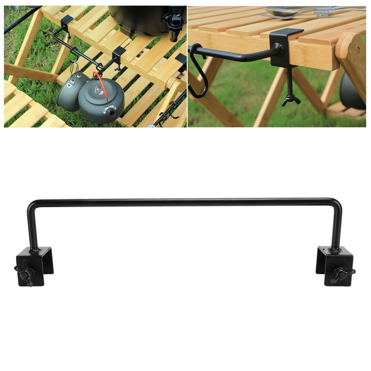 Outdoor Camping Hanger Portable Camping Storage Rack Picnic Cookware Hanger Barbecue Hanging Rack30cm / 11.8in Hanger