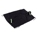 Windshield Cover Waterproof Snowproof Large Coverage Area Universal Windshield Protector with Reflective StripsBlack - Side View