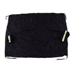 Windshield Cover Waterproof Snowproof Large Coverage Area Universal Windshield Protector with Reflective StripsBlack