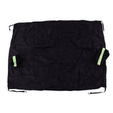 Windshield Cover Waterproof Snowproof Large Coverage Area Universal Windshield Protector with Reflective StripsBlack - Rear View