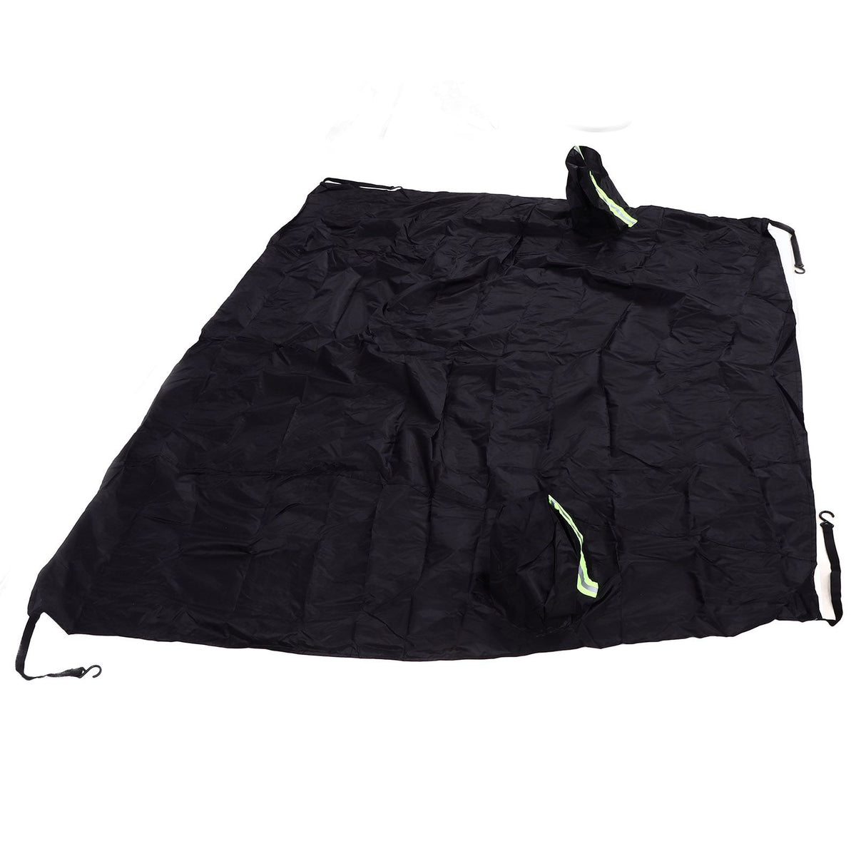 Windshield Cover Waterproof Snowproof Large Coverage Area Universal Windshield Protector with Reflective StripsBlack