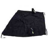 Windshield Cover Waterproof Snowproof Large Coverage Area Universal Windshield Protector with Reflective StripsBlack - Close-Up Angle