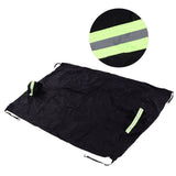 Windshield Cover Waterproof Snowproof Large Coverage Area Universal Windshield Protector with Reflective StripsBlack