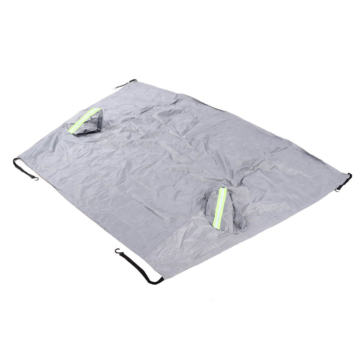 Windshield Cover Waterproof Snowproof Large Coverage Area Universal Windshield Protector with Reflective StripsGrey