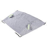 Windshield Cover Waterproof Snowproof Large Coverage Area Universal Windshield Protector with Reflective StripsGrey