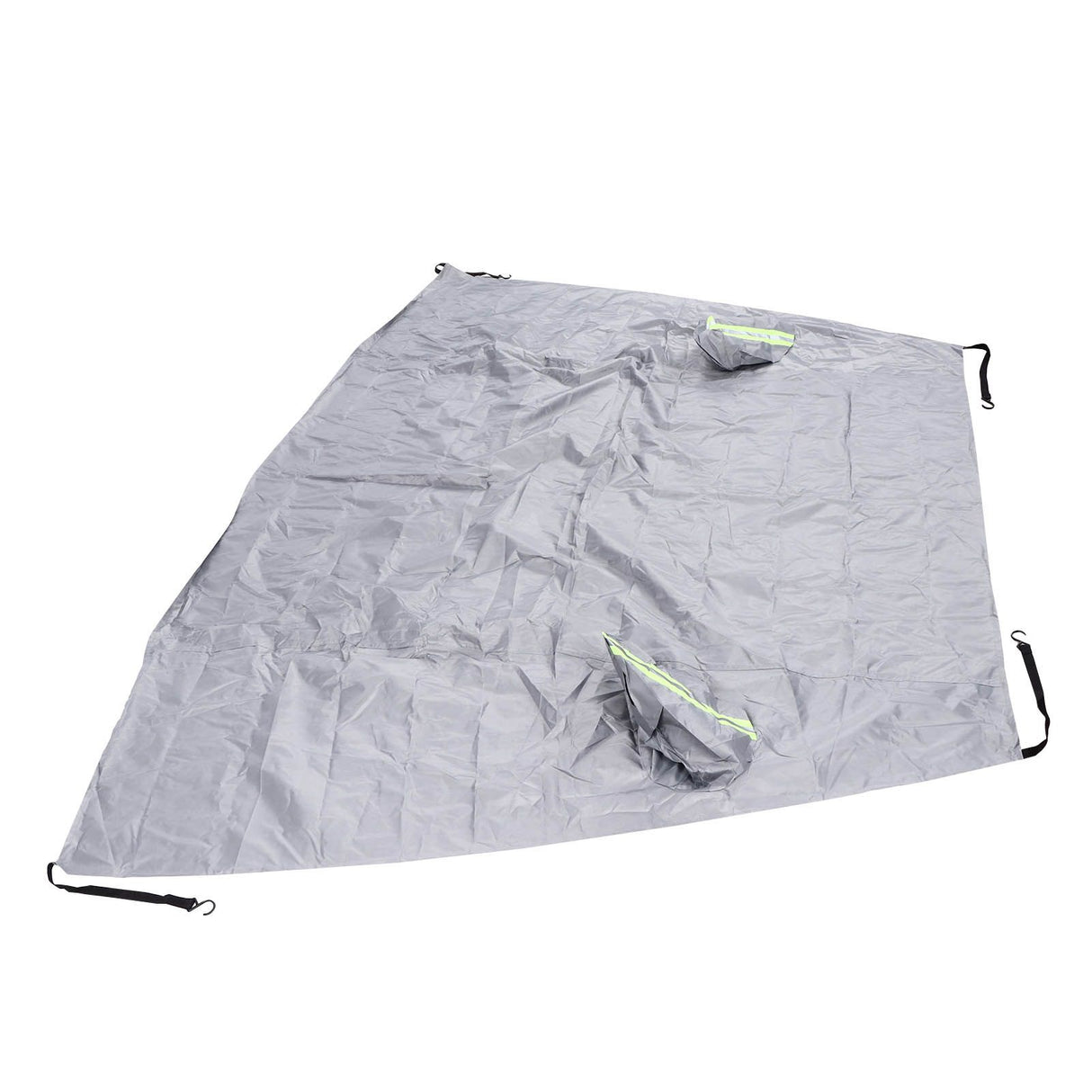 Windshield Cover Waterproof Snowproof Large Coverage Area Universal Windshield Protector with Reflective StripsGrey