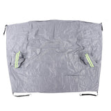 Windshield Cover Waterproof Snowproof Large Coverage Area Universal Windshield Protector with Reflective StripsGrey