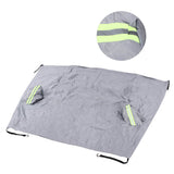 Windshield Cover Waterproof Snowproof Large Coverage Area Universal Windshield Protector with Reflective StripsGrey
