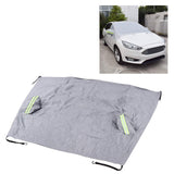 Windshield Cover Waterproof Snowproof Large Coverage Area Universal Windshield Protector with Reflective StripsGrey