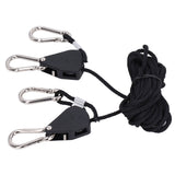 2PCS 1/8in Grow Light Rope Hanger Adjustable Heavy Duty Rope Clip Hanger High Strength Rope Hanger - Side View