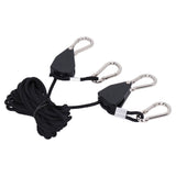 2PCS 1/8in Grow Light Rope Hanger Adjustable Heavy Duty Rope Clip Hanger High Strength Rope Hanger