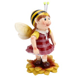 Garden Resin Ornament Cartoon Bee Waterproof Pastoral Style Outdoor Statue for Courtyard Indoor - Rear View