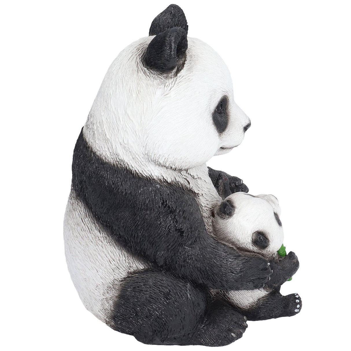 Simulation Panda Ornaments Synthetic Resin Bear Ornaments for Garden Lawn Desk Decoration