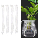 4Pcs Self Watering Cotton Rope Wick Cord Hydroponic Wicking Cord for Indoor Outdoor Potted Plant