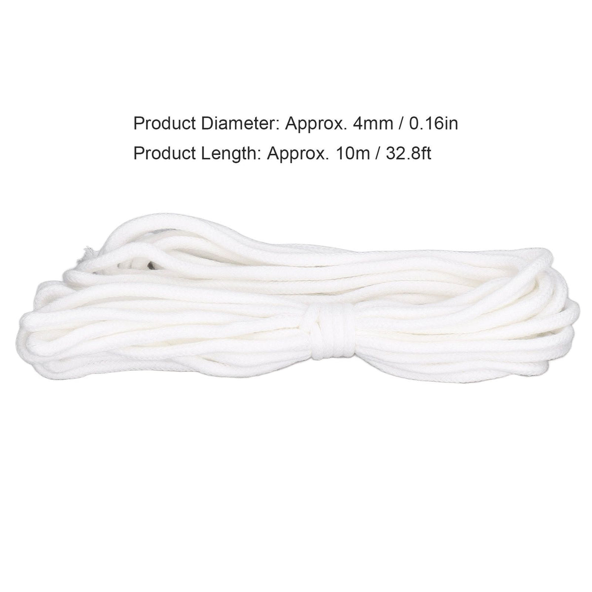 4Pcs Self Watering Cotton Rope Wick Cord Hydroponic Wicking Cord for Indoor Outdoor Potted Plant