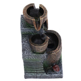 Indoor Fountain Three Layer Design USB Power Elegant Style Fashionable Decorative Home Ornaments for Office 5V