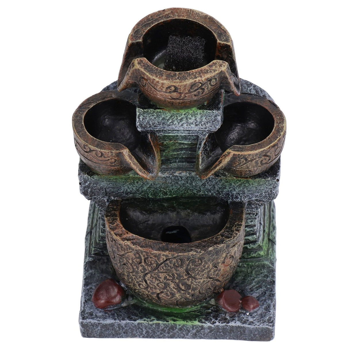 Indoor Fountain Three Layer Design USB Power Elegant Style Fashionable Decorative Home Ornaments for Office 5V