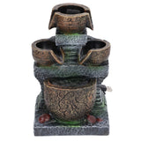 Indoor Fountain Three Layer Design USB Power Elegant Style Fashionable Decorative Home Ornaments for Office 5V