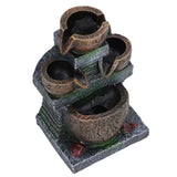Indoor Fountain Three Layer Design USB Power Elegant Style Fashionable Decorative Home Ornaments for Office 5V