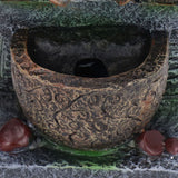 Indoor Fountain Three Layer Design USB Power Elegant Style Fashionable Decorative Home Ornaments for Office 5V - Extra Image