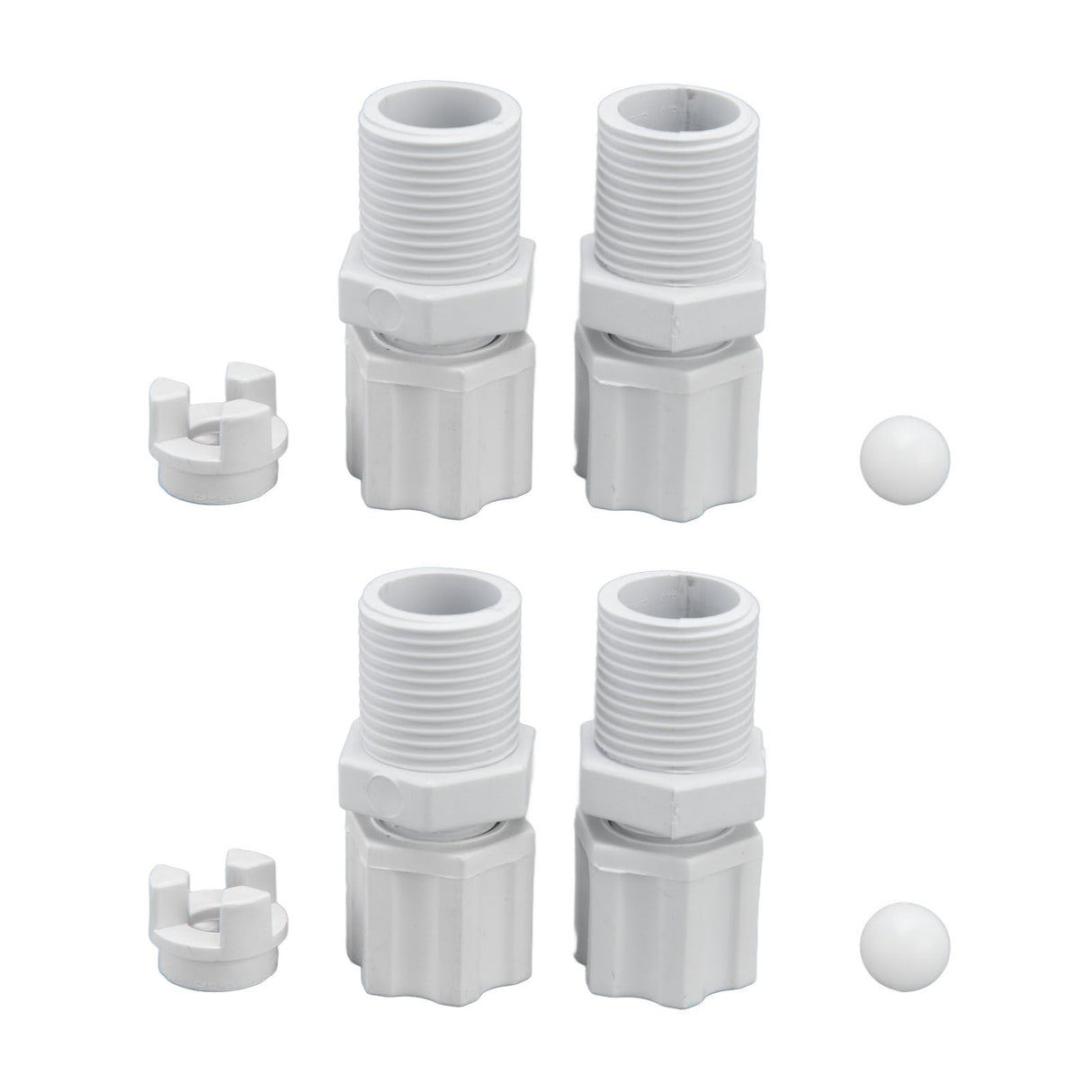 2Set Check Valve Inlet Fitting Adapter Assembly Swimming Pool Cleaning Accessories for HAYWARD CL200 CL220
