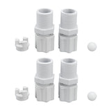 2Set Check Valve Inlet Fitting Adapter Assembly Swimming Pool Cleaning Accessories for HAYWARD CL200 CL220 - Low Angle