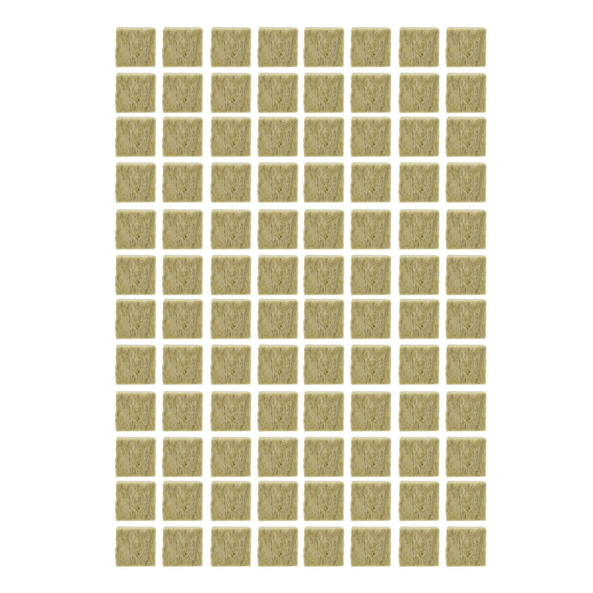 96PCS Plant Seedling Block Stonewool Grow Block Starter Plugs Garden Seedling Block for Agricultural
