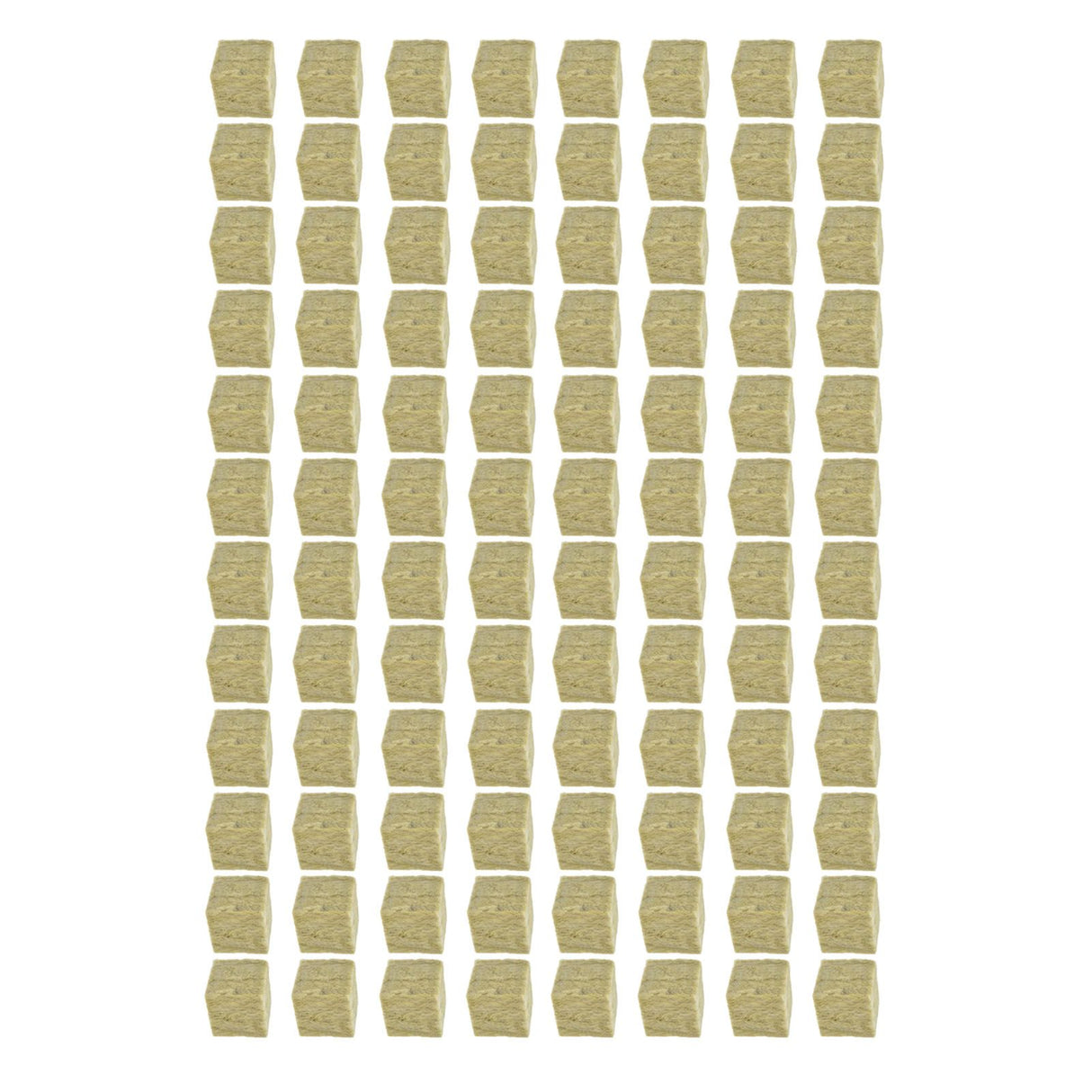 96PCS Plant Seedling Block Stonewool Grow Block Starter Plugs Garden Seedling Block for Agricultural