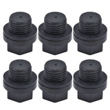 10PCS Drain Plug Fine Workmanship Simple Operation Rubber Material Small Volume 1/4in Swimming Pool Stopper - Front View