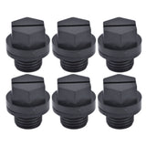 10PCS Drain Plug Fine Workmanship Simple Operation Rubber Material Small Volume 1/4in Swimming Pool Stopper - Side View