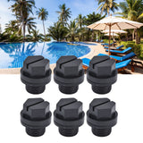 10PCS Drain Plug Fine Workmanship Simple Operation Rubber Material Small Volume 1/4in Swimming Pool Stopper - Extra Image