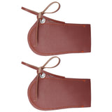 2PCS Cast Iron Handle Cover Suspension Design Retro Fashion Fine Workmanship Hot Handle HolderType A - Close-Up Angle