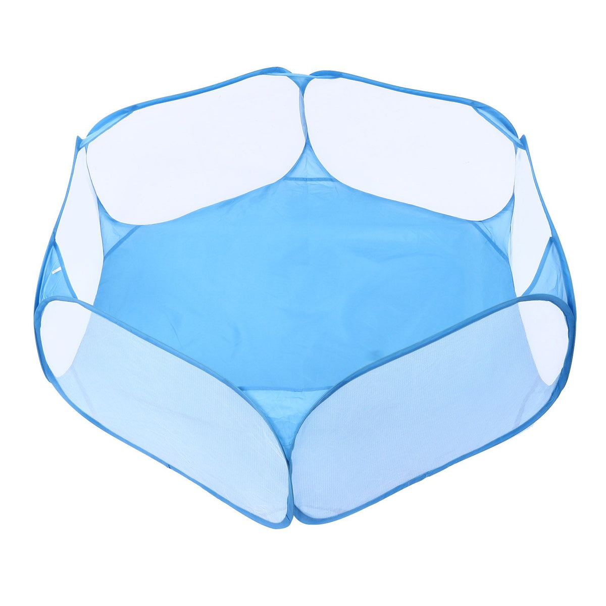 Pet Cage Tent Transparent Breathable Portable Small Animal Playpen for Hamsters Guinea Pigs