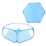 Pet Cage Tent Transparent Breathable Portable Small Animal Playpen for Hamsters Guinea Pigs - Low Angle