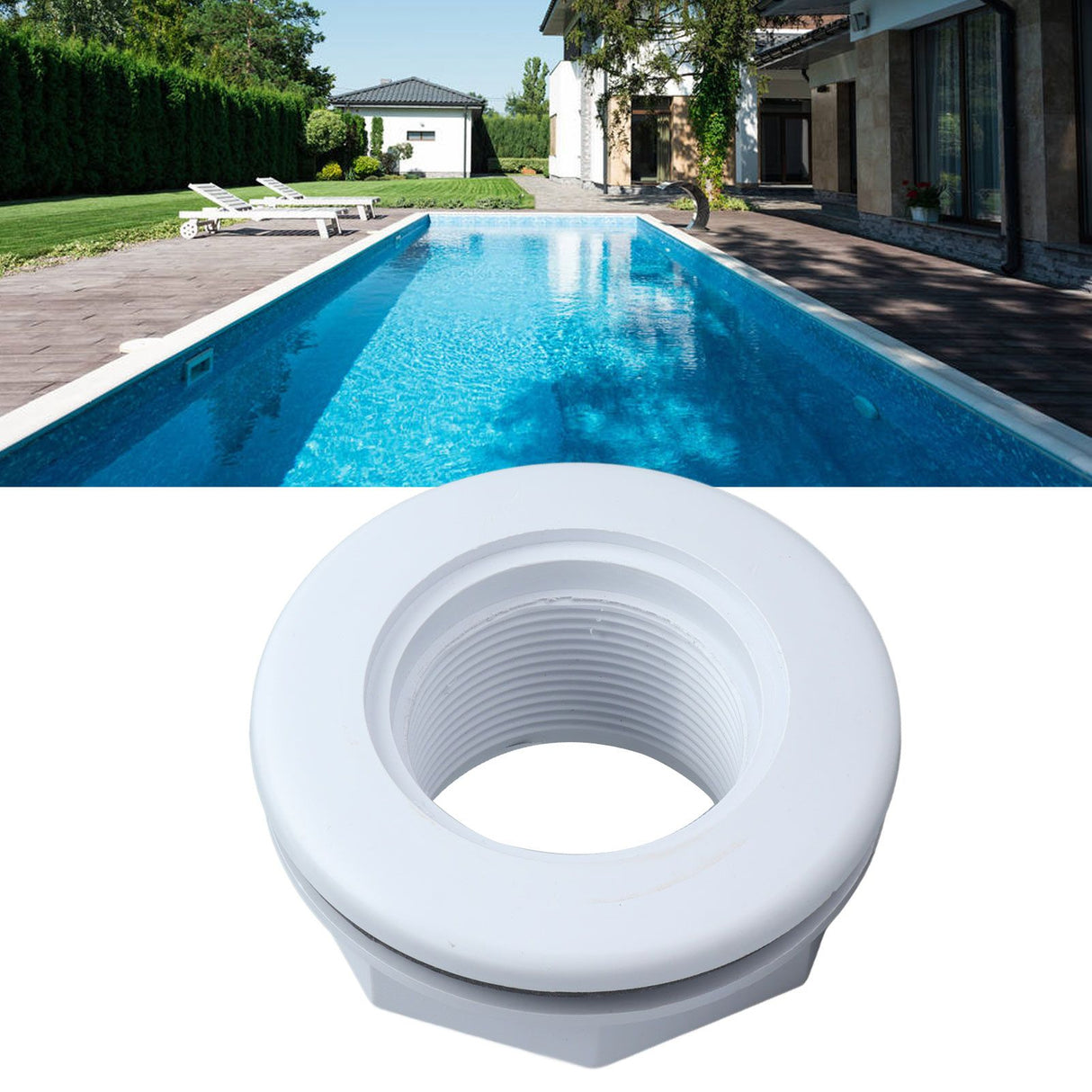 G1‑1/2 In Ground Pool Return Inlet Mount Opening Hydrostream Return Jet Fitting for Swimming Pool Hot Spring