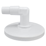 Skimmer Vacuum Plate with 90 ° Elbow Plastic Pool Vacuum Plate Replacement for Hayward - Front View