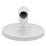 Skimmer Vacuum Plate with 90 ° Elbow Plastic Pool Vacuum Plate Replacement for Hayward - Top-Down View