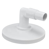 Skimmer Vacuum Plate with 90 ° Elbow Plastic Pool Vacuum Plate Replacement for Hayward