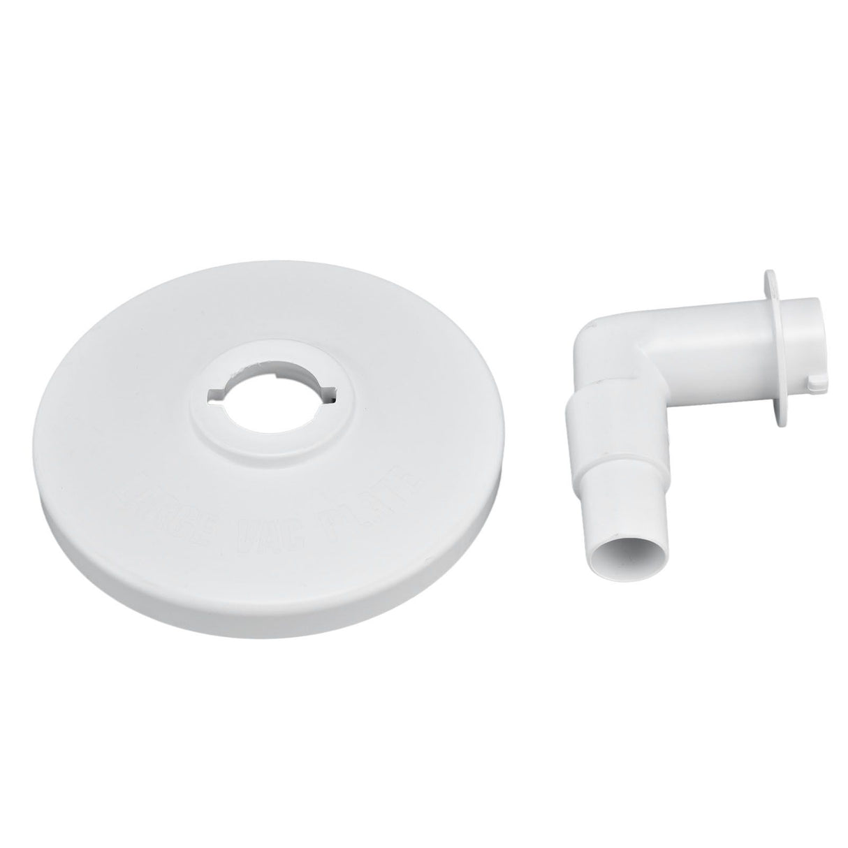 Skimmer Vacuum Plate with 90 ° Elbow Plastic Pool Vacuum Plate Replacement for Hayward